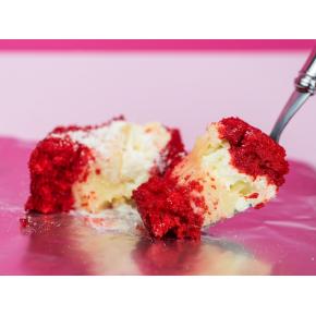 Bolinho Gelado: Red velvet com Ninho